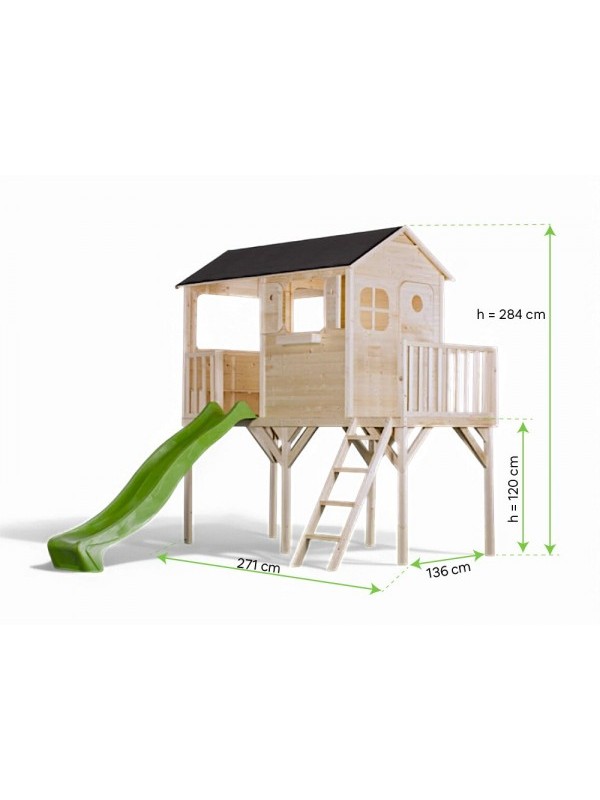 Casuta de gradina pentru copii NEPTUN pe piloni